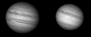 Změny v atmosféře Jupitera