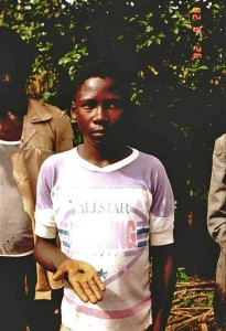 Chlapec z Ugandy zasažený meteoritem