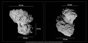 Rozměry komety 67P