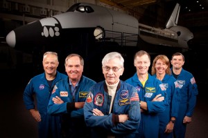 STS-135 + STS-1 GROUP PHOTO