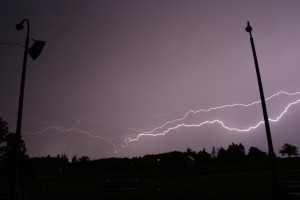 Noční bouřka. Foto J. Toman