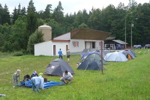 Stavba stanového tábora