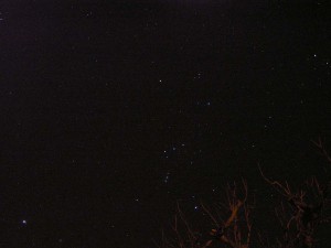 Souhvězdí Orion a jeho okolí